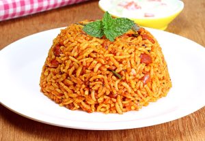 Tomato paste rice and beans