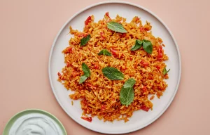 jollof rice with tomato paste