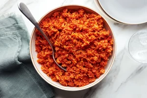 jollof rice with only tomato paste